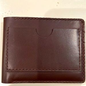 Madewell Brown Smooth Leather Billfold Wallet
